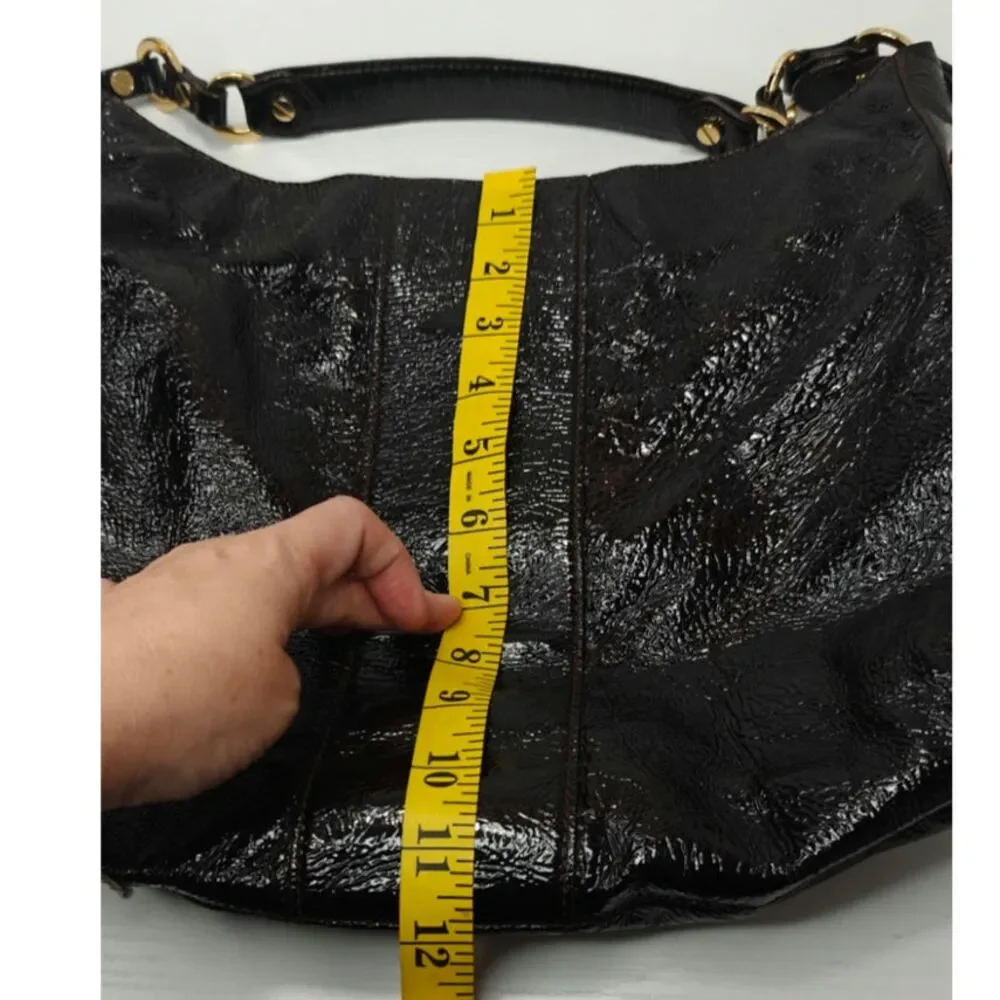 Tory Burch brown crinkled bag